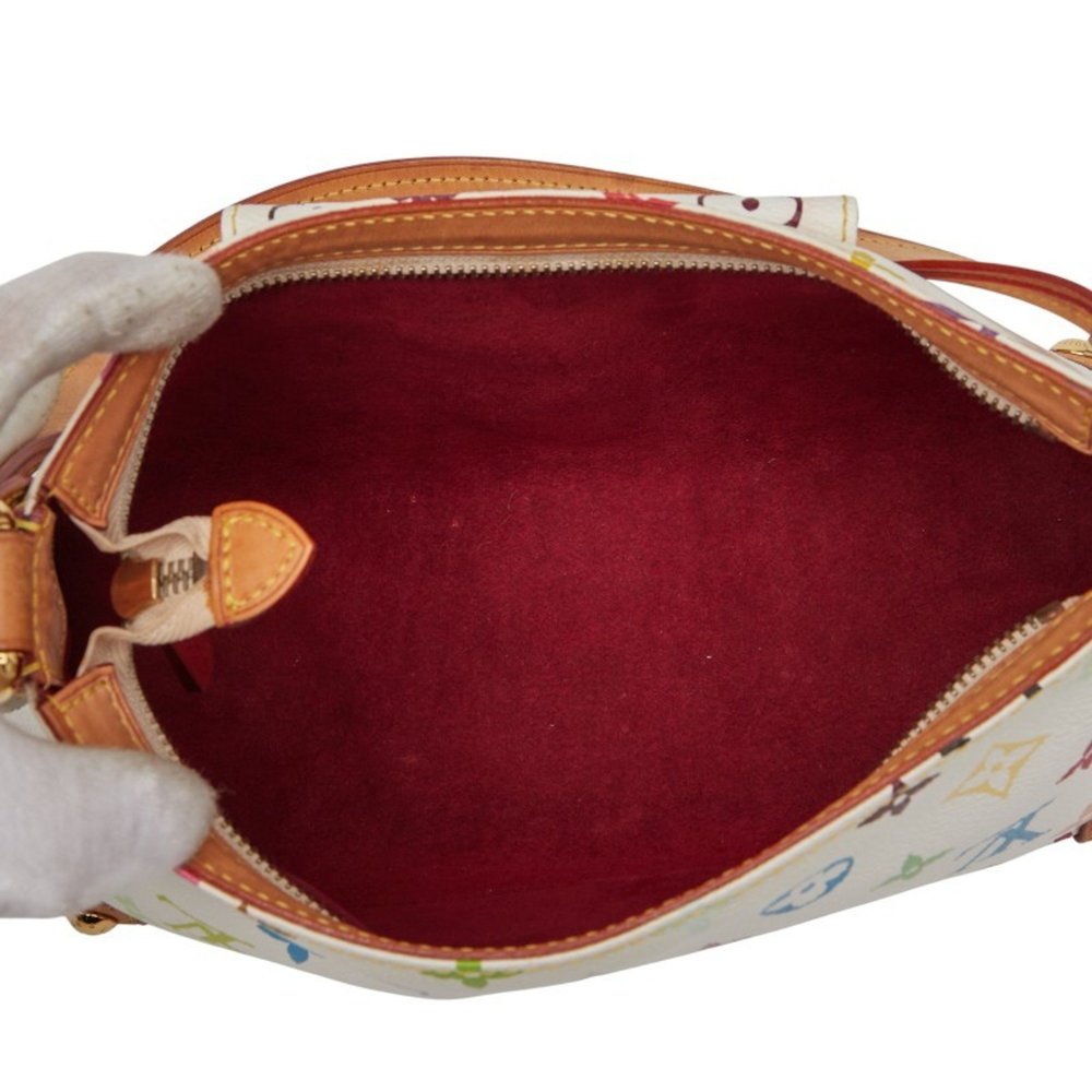 Louis Vuitton Monogram Multicolore Eliza Shoulder Bag M40098 in Bron White Le... - Picture 10 of 12